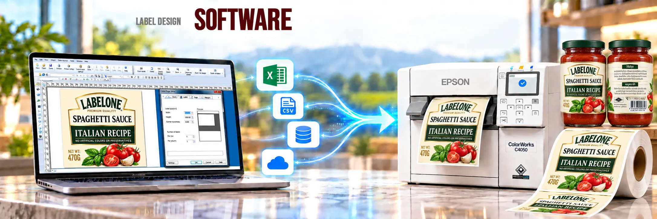 Label Design Software โปรแกรมออกแบบบาร์โค้ด Barcode Label Software โปรแกรมสร้างบาร์โค้ด โปรแกรมพิมพ์สติ๊กเกอร์บาร์โค้ด โปรแกรมปริ้นสติกเกอร์บาร์โค้ด
