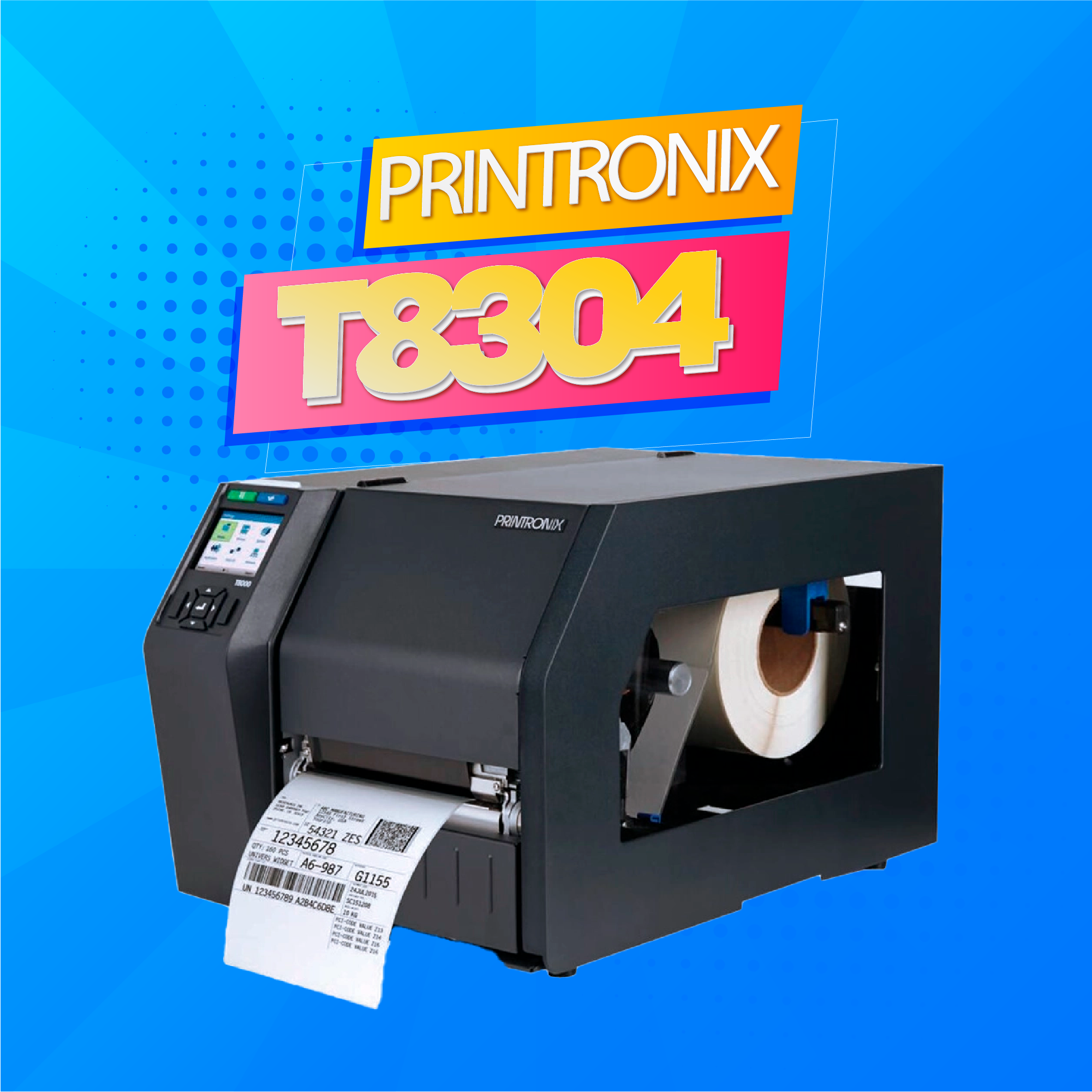 เครื่องพิมพ์บาร์โค้ด Printronix T8304 Printer Barcode