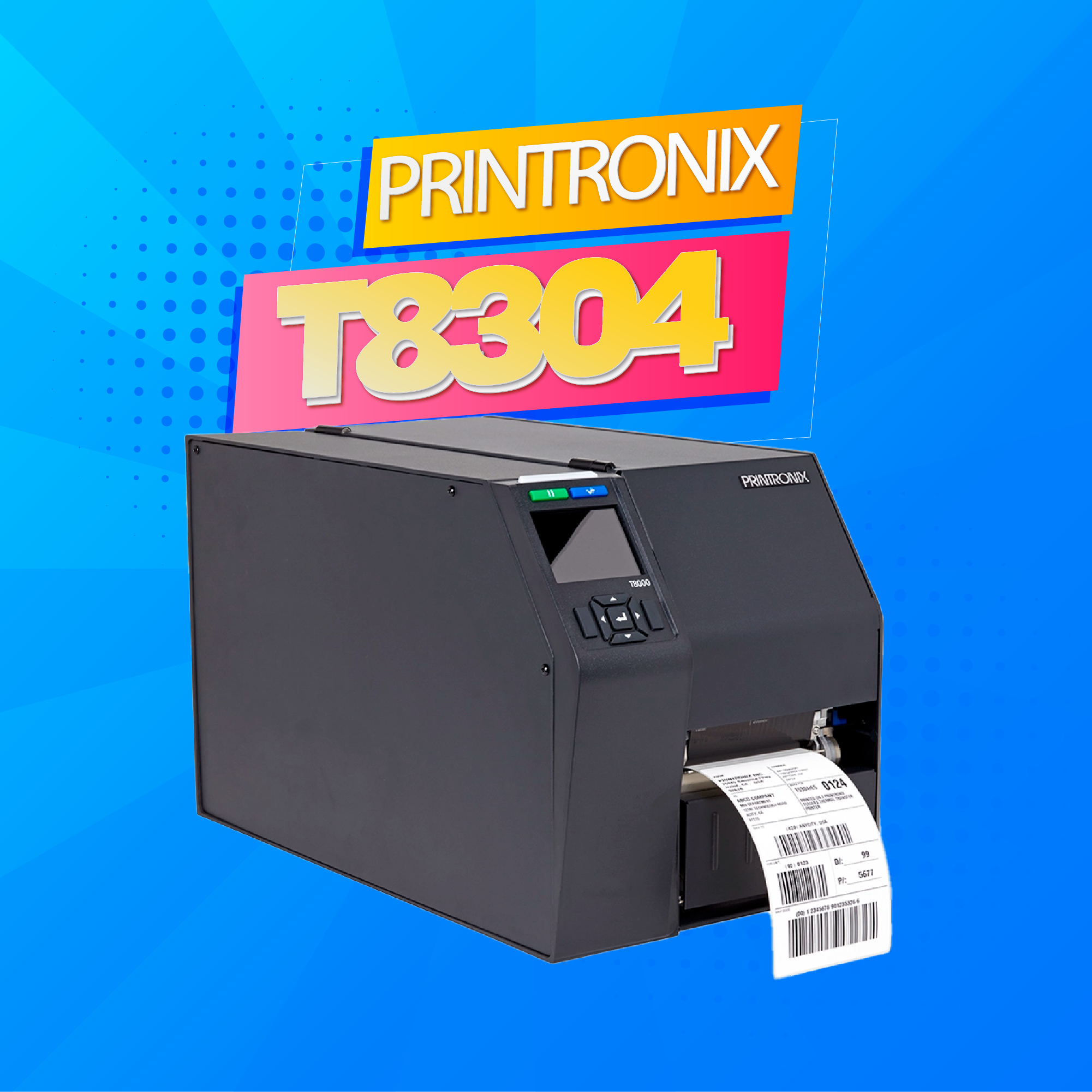 เครื่องพิมพ์บาร์โค้ด Printronix T8304 Printer Barcode