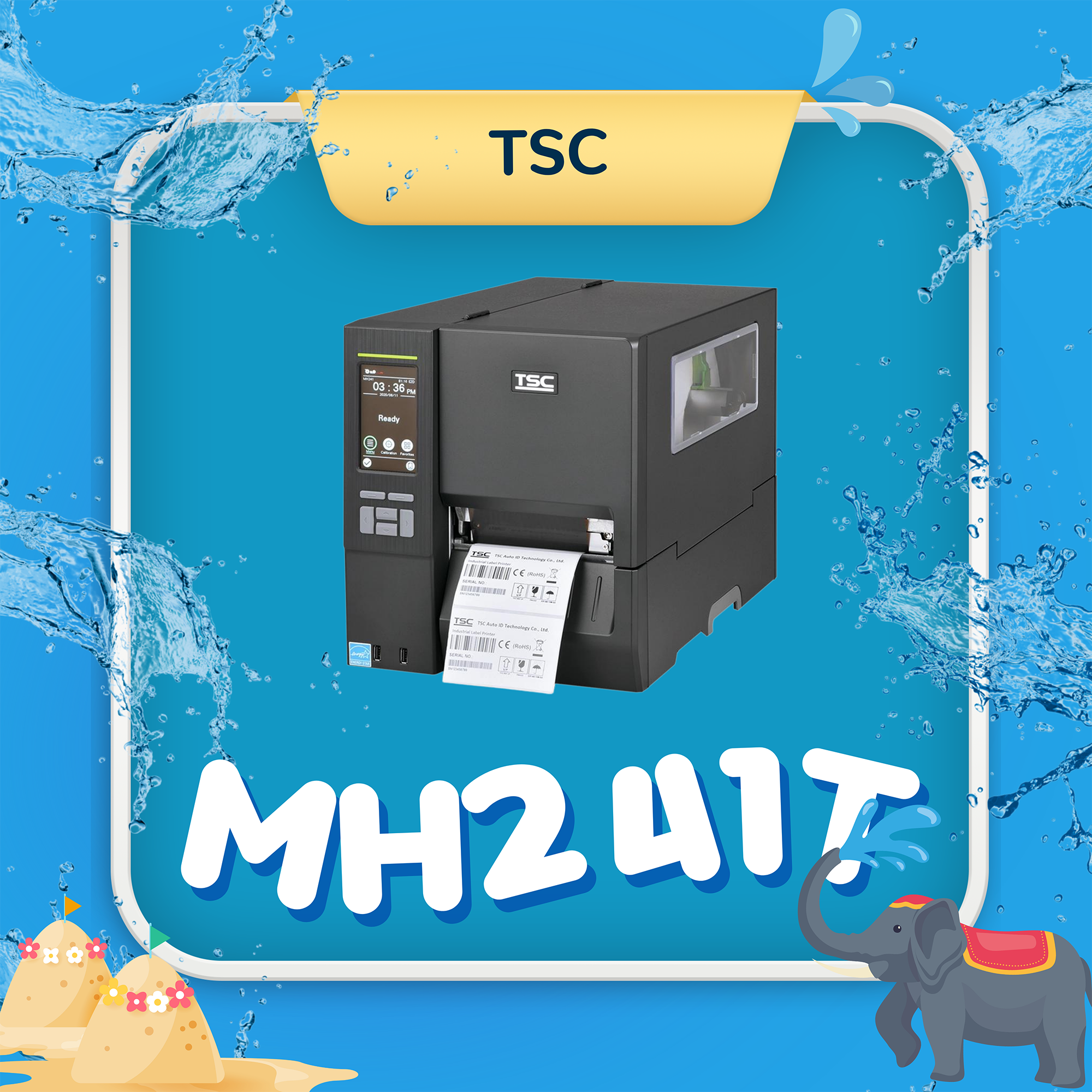 เครื่องพิมพ์บาร์โค้ด TSC MH241T Advance Printer Barcod