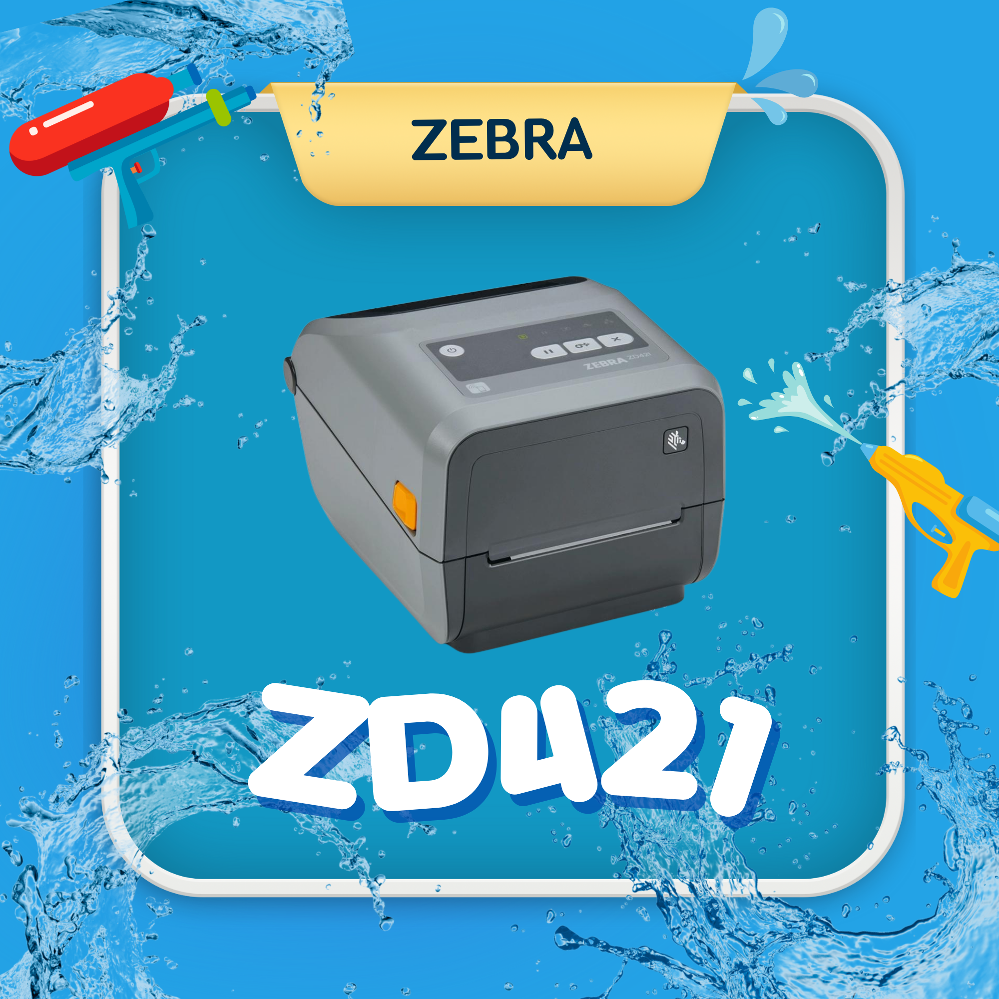 เครื่องพิมพ์บาร์โค้ด Zebra ZD421 Desktop Printer