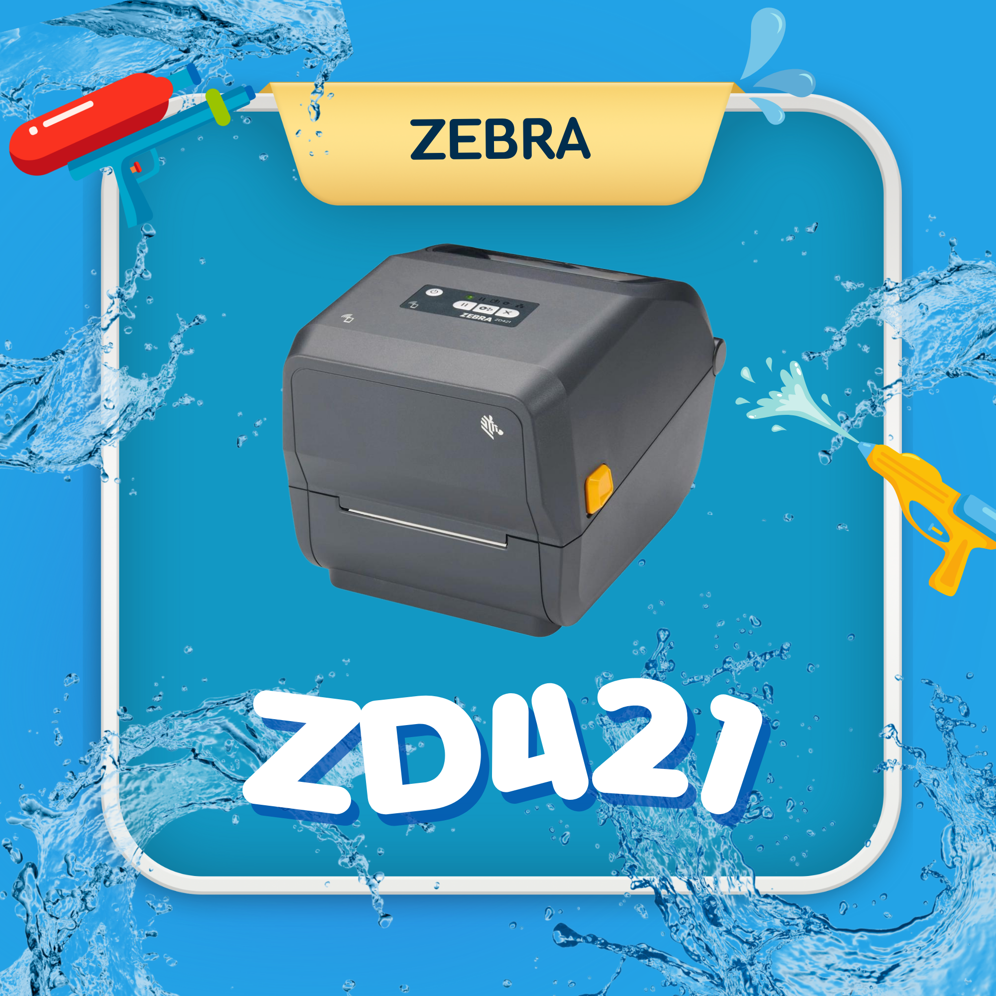 เครื่องพิมพ์บาร์โค้ด Zebra ZD421 Desktop Printer
